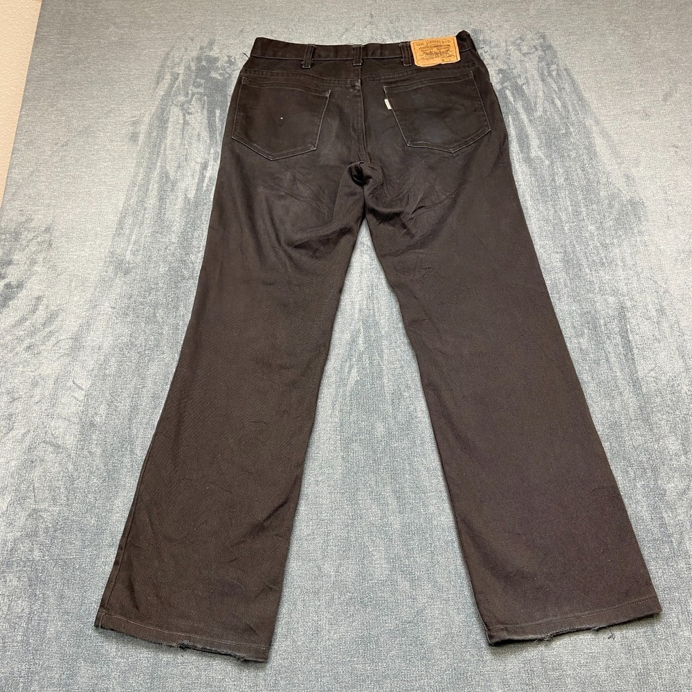 Vintage Levi's 530 Jeans Mens 30 33x36 Black Straight Leg Casual Streetwear